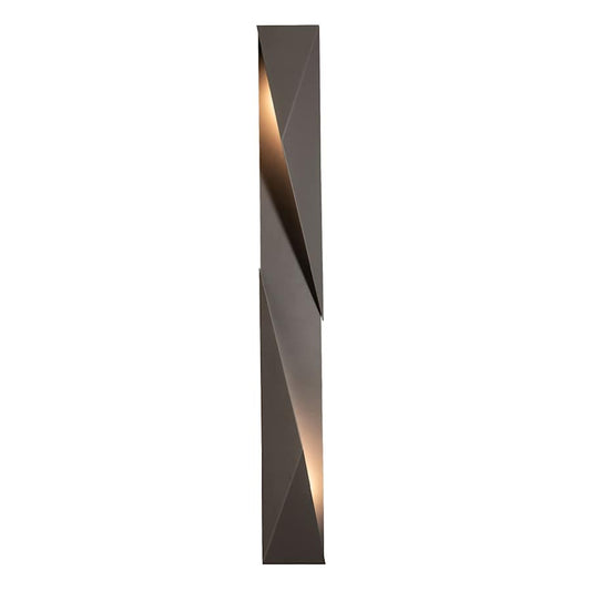 Hubbardton Forge Carbon 2 Light 63" Tall Outdoor Wall Sconce