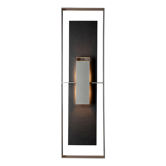 Hubbardton Forge Shadow Box 2 Light 45" Tall Outdoor Wall Sconce