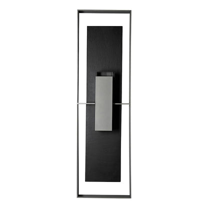 Hubbardton Forge Shadow Box 2 Light 45" Tall Outdoor Wall Sconce