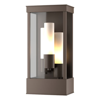 Hubbardton Forge Portico 3 Light 18" Tall Outdoor Wall Sconce