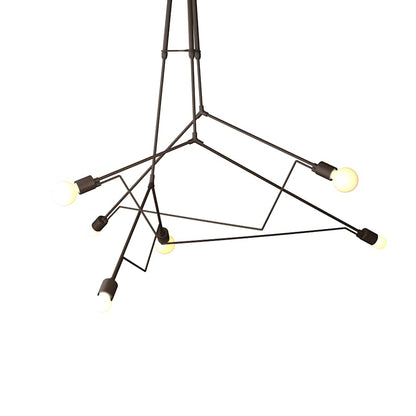 Hubbardton Forge Divergence 6 Light 55" Wide Outdoor Abstract Multi Light Pendant