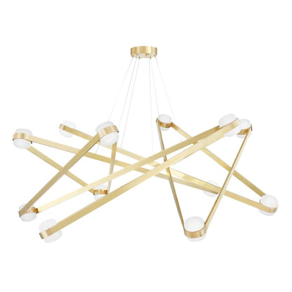 Hudson Valley Lighting Orbit 12 Light 58" Wide LED Abstract Chandelier