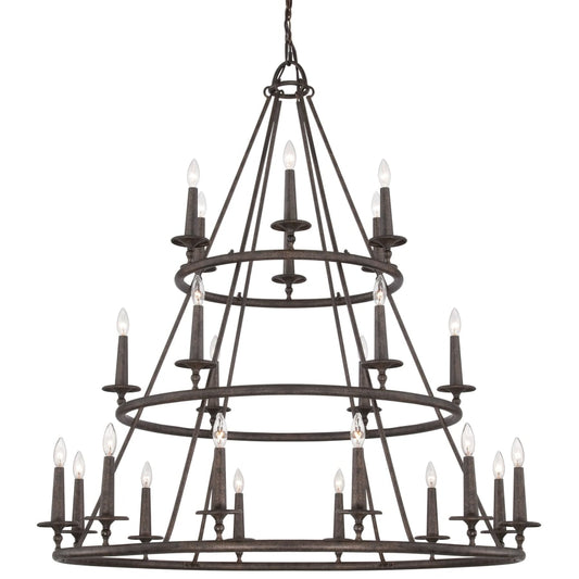 James Allan Chatham 24 Light 48" Wide Chandelier