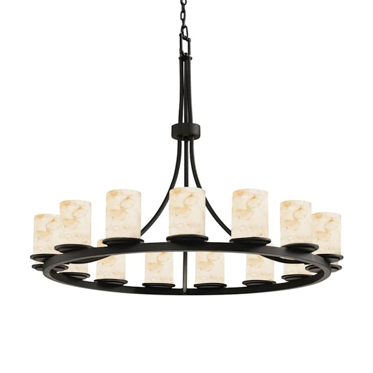 Justice Design Group Chandelier from the Alabaster Rocks! Collection