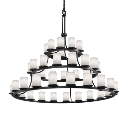 Justice Design Group Clouds 60" Wide Ring Chandelier