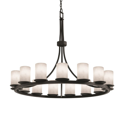 Justice Design Group Clouds 42" Wide Ring Chandelier
