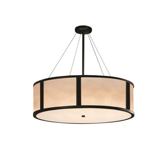 Justice Design Group Clouds? Tribeca Single Light 48" Wide Integrated 3000K LED Drum Chandelier