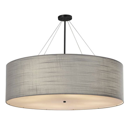 Justice Design Group Textile 48" Wide LED Drum Chandelier