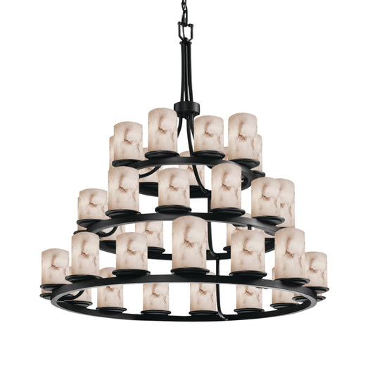 Justice Design Group LumenAria 36 Light 3 Tier Chandelier