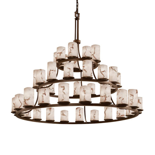 Justice Design Group LumenAria 45 Light 60" Wide Ring Chandelier