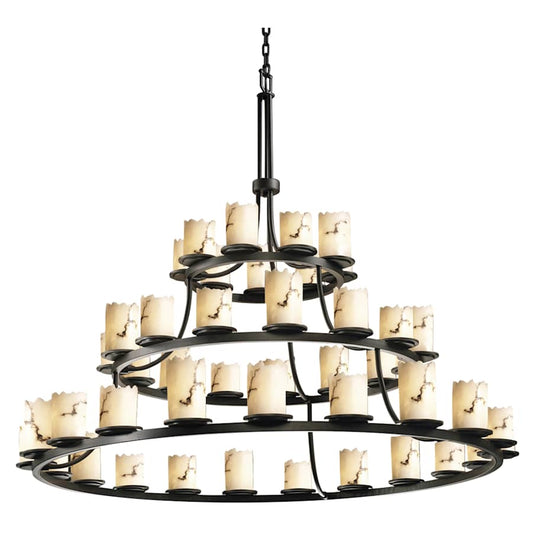 Justice Design Group LumenAria 45 Light 60" Wide Ring Chandelier