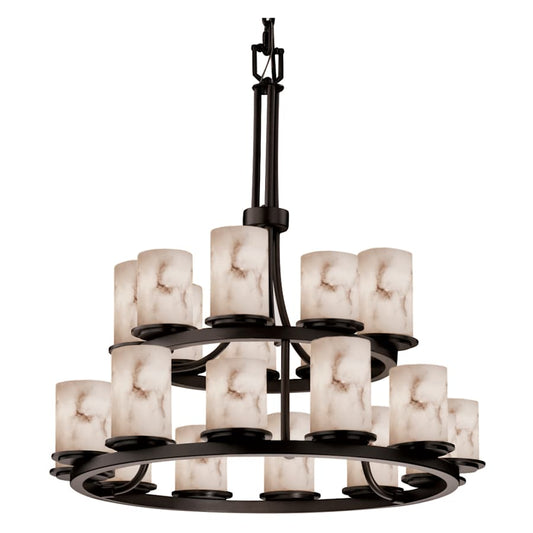 Justice Design Group LumenAria 33" Wide Ring Chandelier