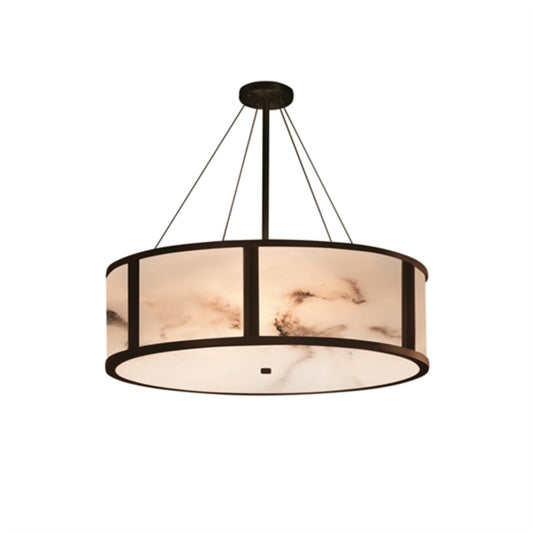 Justice Design Group Tribeca 8 Light 48" Wide Drum Chandelier