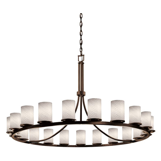 Justice Design Group Fusion 60" Wide Ring Chandelier