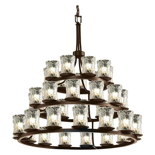 Justice Design Group Veneto Luce 42" Wide Ring Chandelier