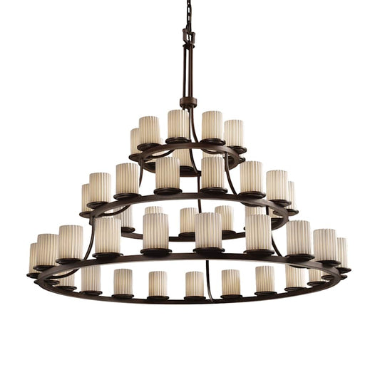 Justice Design Group Limoges 60" Wide Ring Chandelier