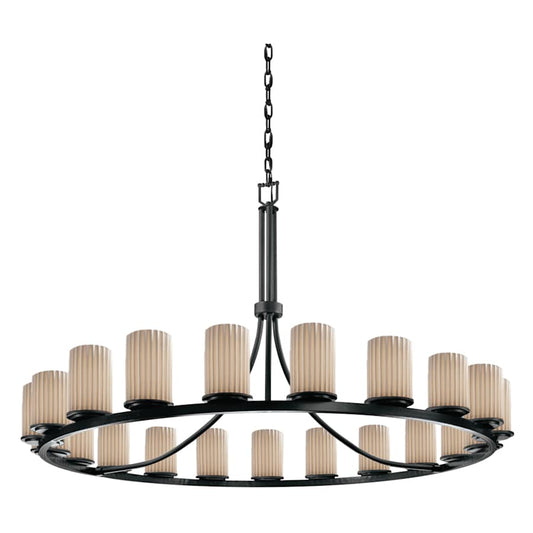 Justice Design Group Limoges 60" Wide Ring Chandelier