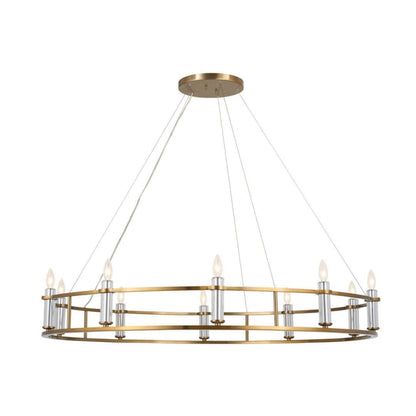 Kichler Rosalind 10 Light 50" Wide Crystal Candle Style Chandelier