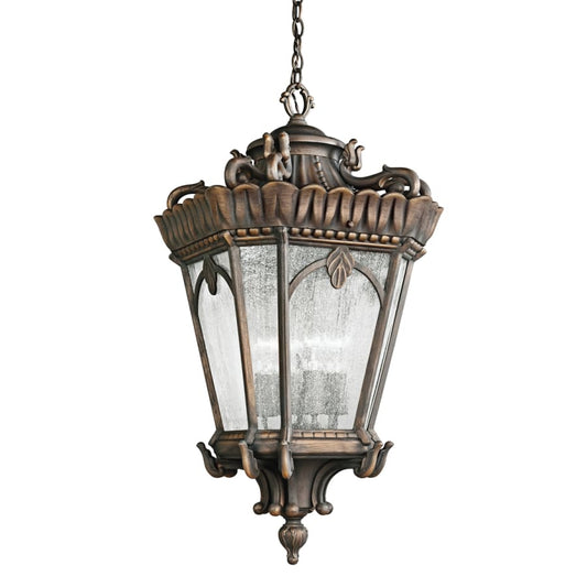 Kichler Tournai 33-1/2" Tall 4 Light Outdoor Lantern Pendant