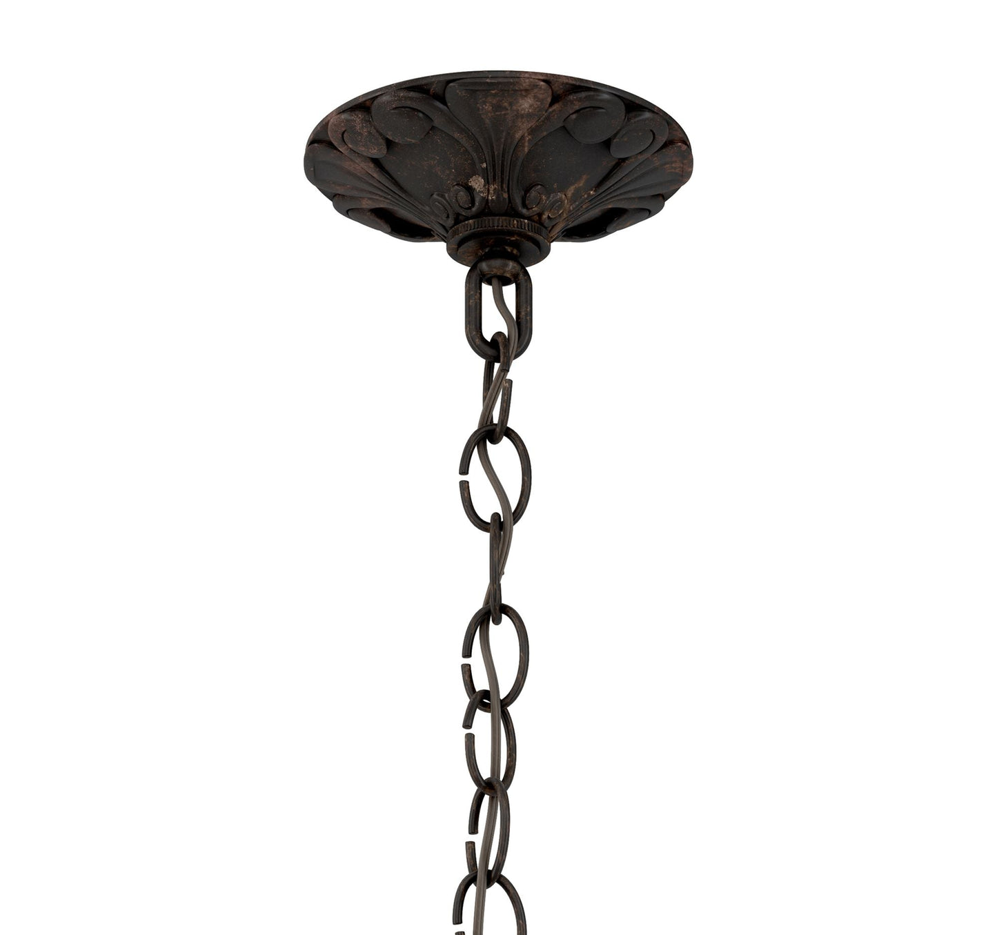La Scala 29.5"H x 28"W 10-Light Crystal Chandelier in Heirloom Br