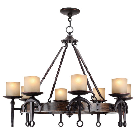 Livex Lighting Cape May 8 Light 1 Tier Chandelier