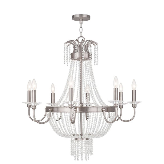 Livex Lighting Valentina 8 Light 1 Tier Chandelier