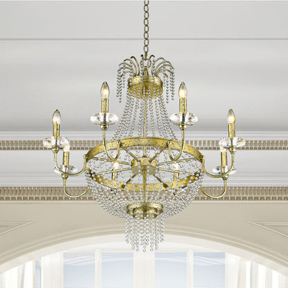 Livex Lighting Valentina 8 Light 1 Tier Chandelier