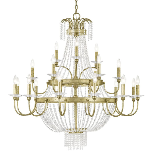 Livex Lighting Valentina 21 Light 3 Tier Chandelier