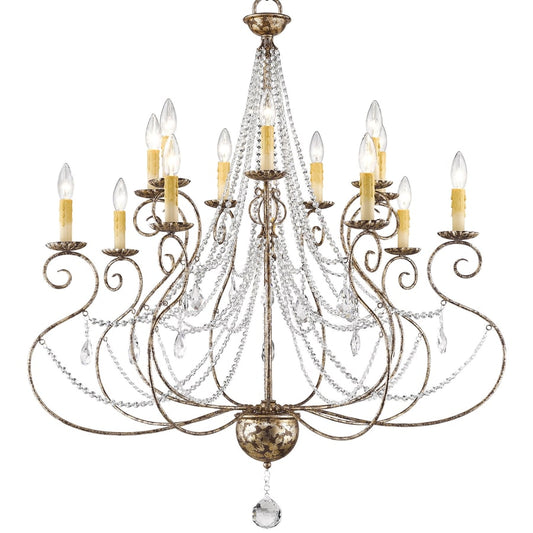 Livex Lighting Isabella 14 Light 2 Tier Chandelier
