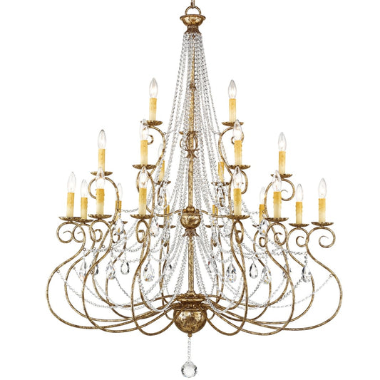 Livex Lighting Isabella 21 Light 3 Tier Chandelier