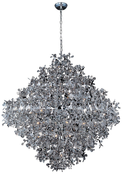 Maxim Comet 50" Wide Chrome and Crystal Chandelier