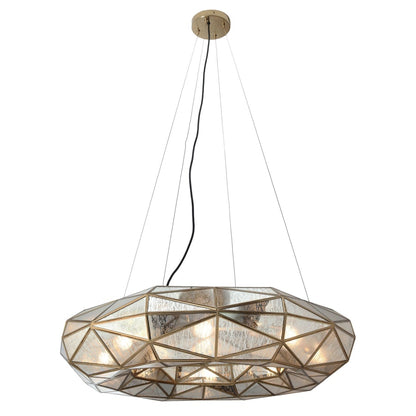Metropolitan Geo-Gem 8 Light 36" Wide Ring Chandelier