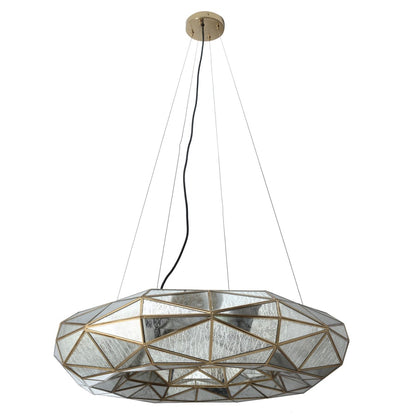 Metropolitan Geo-Gem 8 Light 36" Wide Ring Chandelier