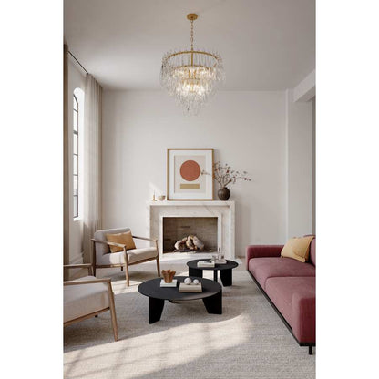 Metropolitan Glassara 10 Light 32" Wide Waterfall Chandelier