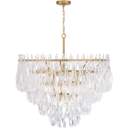 Metropolitan Glassara 15 Light 40" Wide Waterfall Chandelier