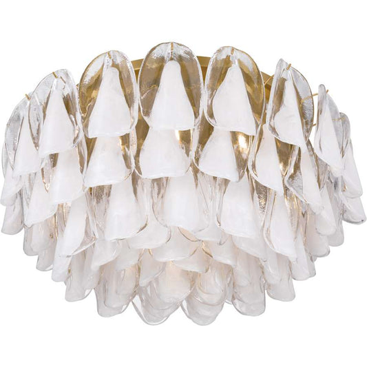 Metropolitan Verla Crest 11 Light 31" Wide Flush Mount Waterfall Ceiling Fixture