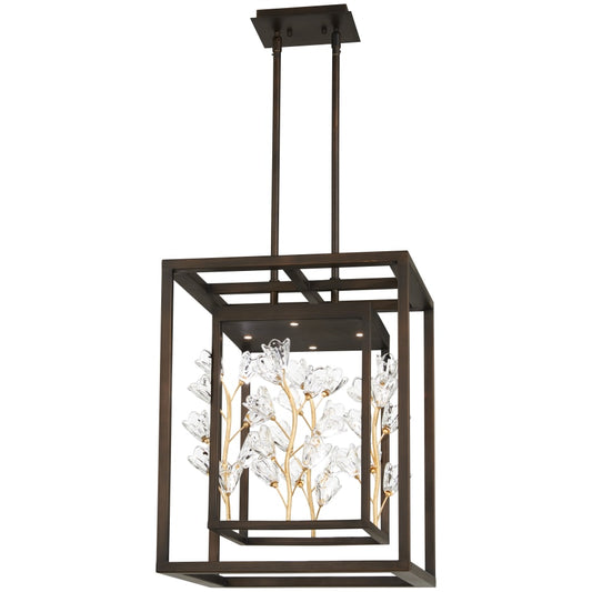 Metropolitan Maison Des Fleurs 4 Light 32.25" Wide LED Pendant