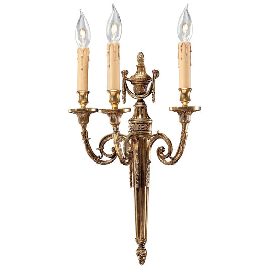 Metropolitan Metropolitan 3 Light 21" Tall Candle Style Wall Sconce