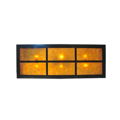 Meyda Tiffany Fleur-de-lis 6 Light 48" Wide Suspension Linear Pendant