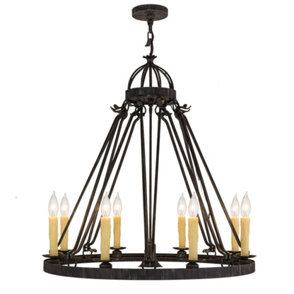 Meyda Tiffany Lakeshore 36" Wide Taper Candle Style Chandelier