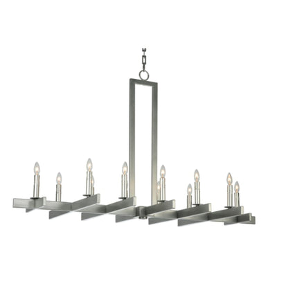 Meyda Tiffany Dante 12 Light 48" Wide Linear Chandelier