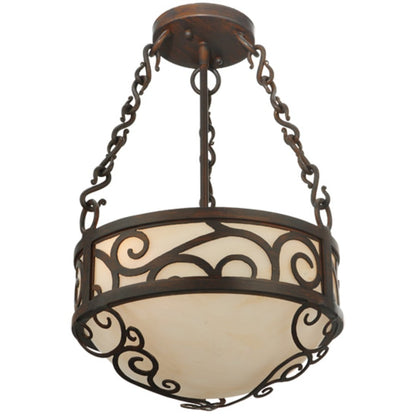Meyda Tiffany Lilliana 3 Light 12" Wide Pendant