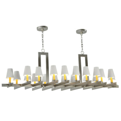 Meyda Tiffany Dante 20 Light 72" Wide Linear Chandelier