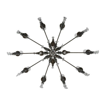 Meyda Tiffany Windsor 14 Light 50" Wide Crystal Candle Style Chandelier