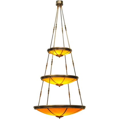 Meyda Tiffany Commerce 17 Light 47" Wide Pendant