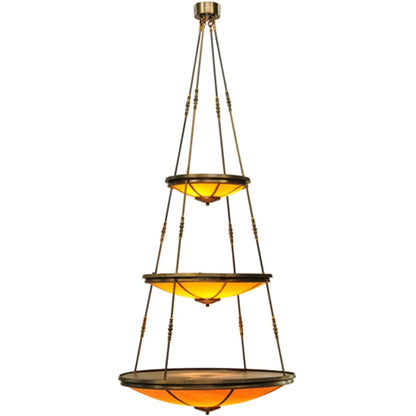 Meyda Tiffany Commerce 17 Light 47" Wide Pendant