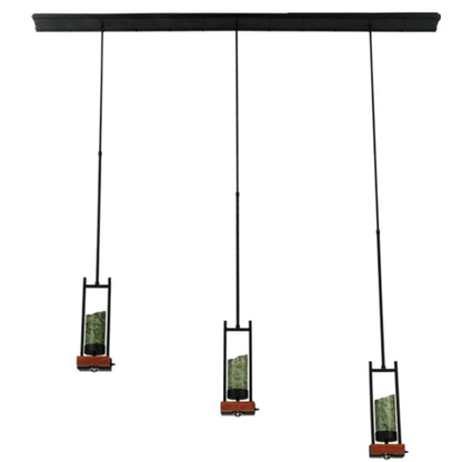 Meyda Tiffany Grand Terrace 3 Light 6" Wide Pillar Candle Multi Light Pendant