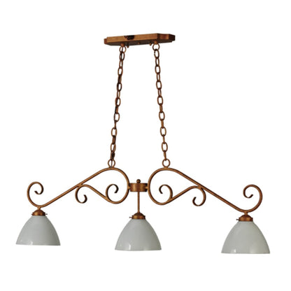 Meyda Tiffany Mona 3 Light 49" Wide Linear Pendant