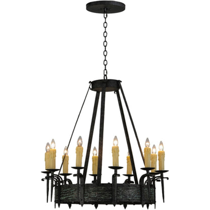 Meyda Tiffany Costello 10 Light 36" Wide Taper Candle Style Chandelier