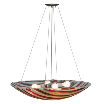 Meyda Tiffany Metro 4 Light 30" Wide Pendant